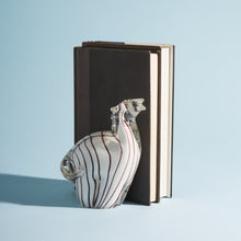 Load image into Gallery viewer, Hand Blown Glass Zebra
