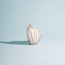 Load image into Gallery viewer, Hand Blown Glass Zebra
