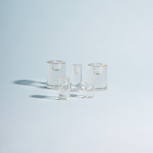 Load image into Gallery viewer, Glass Cylinder Candle Holder Set
