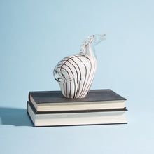 Load image into Gallery viewer, Hand Blown Glass Zebra
