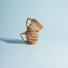 Load image into Gallery viewer, Wicker Drinking Glass Set
