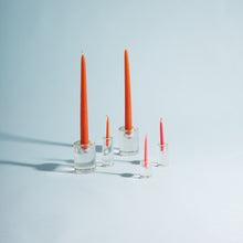 Load image into Gallery viewer, Glass Cylinder Candle Holder Set
